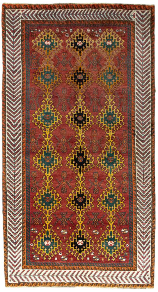 Persian Rug Persian Gabbeh Ghashghai 232x125 232x125, Persian Rug Knotted by hand