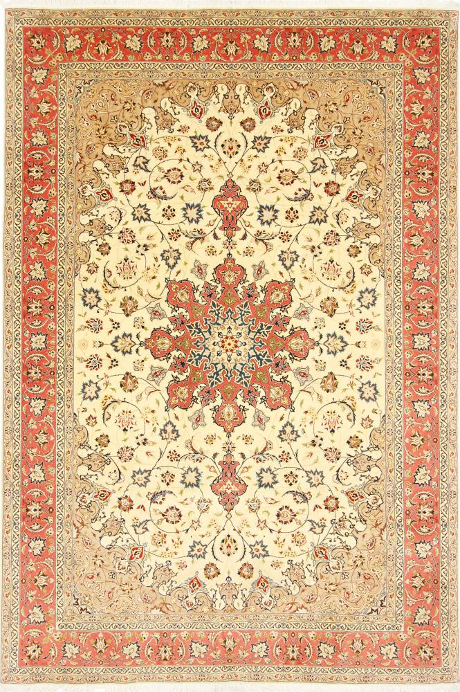 Tapete persa Tabriz 50Raj 297x204 297x204, Tapete persa Atado à mão