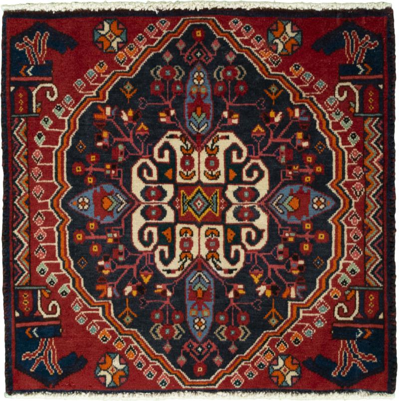 Persialainen matto Shiraz 54x55 54x55, Persialainen matto Solmittu käsin