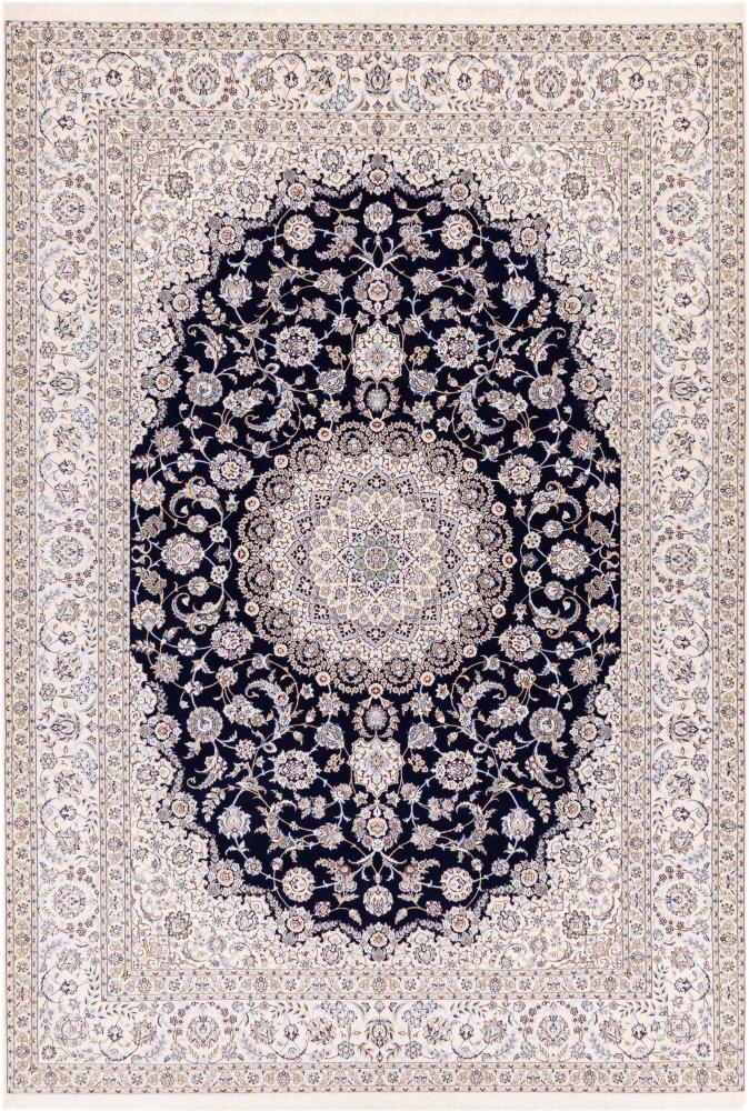 Tapis persan Nain 6La 367x257 367x257, Tapis persan Noué à la main