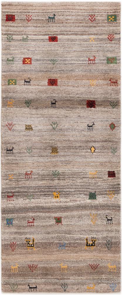 Tapis persan Persan Gabbeh 187x76 187x76, Tapis persan Noué à la main