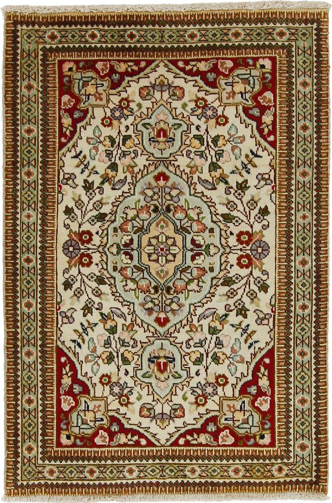 Tapete persa Tabriz 109x74 109x74, Tapete persa Atado à mão