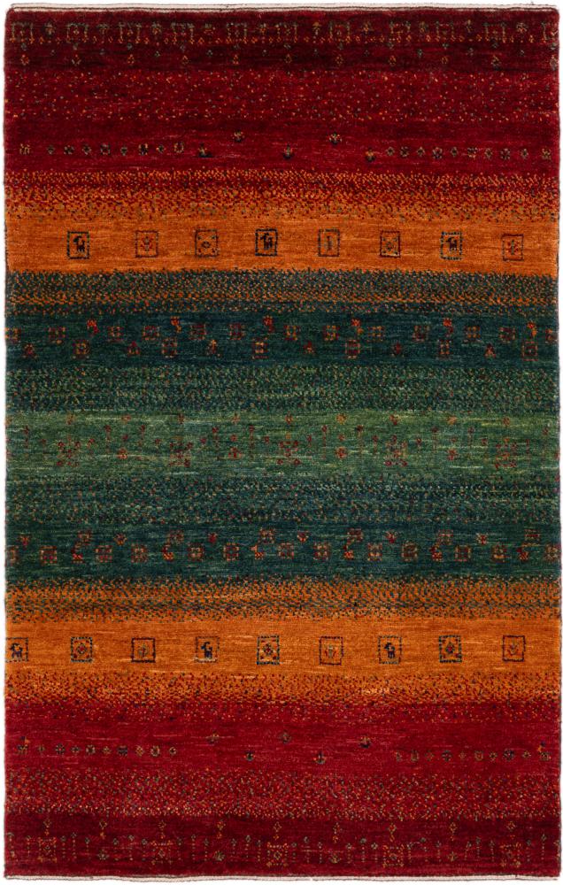 Persialainen matto Persia Gabbeh Loribaft Atash 125x79 125x79, Persialainen matto Solmittu käsin