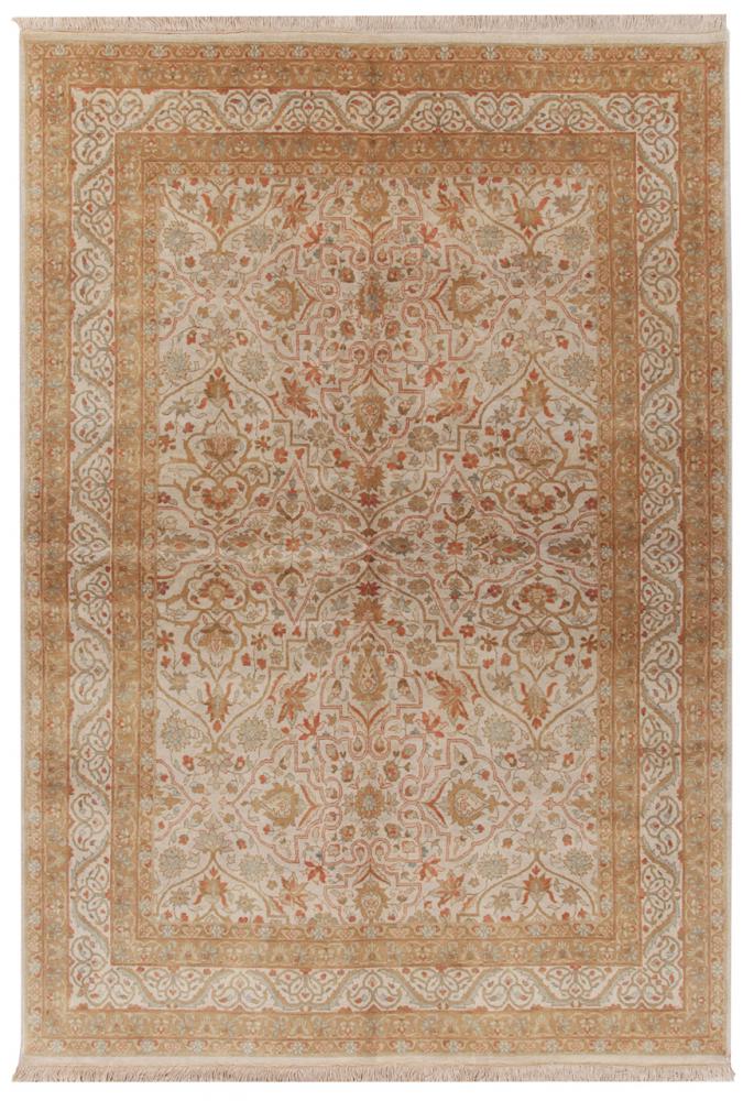 Indischer Teppich Indo Täbriz Royal 7'10"x5'7" 7'10"x5'7", Perserteppich Handgeknüpft
