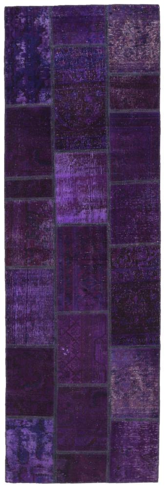 Persisk tæppe Patchwork 255x82 255x82, Persisk tæppe Knyttet i hånden