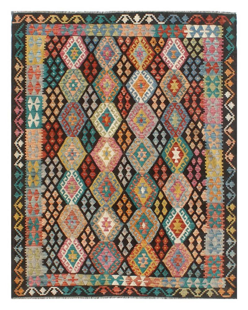 Afghan rug Kilim Afghan 7'10"x6'0" 7'10"x6'0", Persian Rug Woven by hand
