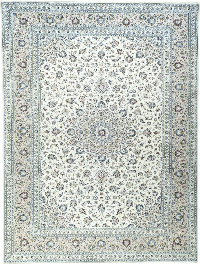Perserteppich Keshan 13'0"x9'10" 13'0"x9'10", Perserteppich Handgeknüpft