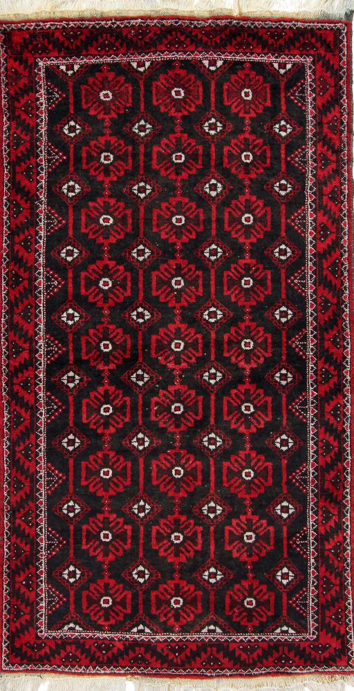Tapis persan Baloutche 195x108 195x108, Tapis persan Noué à la main