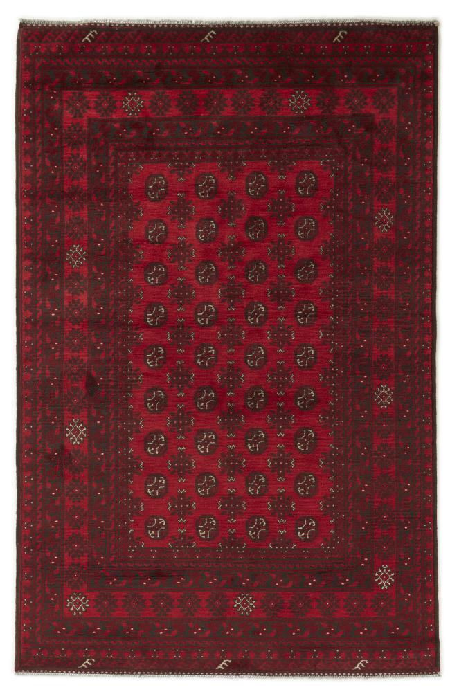 Afghansk teppe Afghan Akhche 240x156 240x156, Persisk teppe Knyttet for hånd