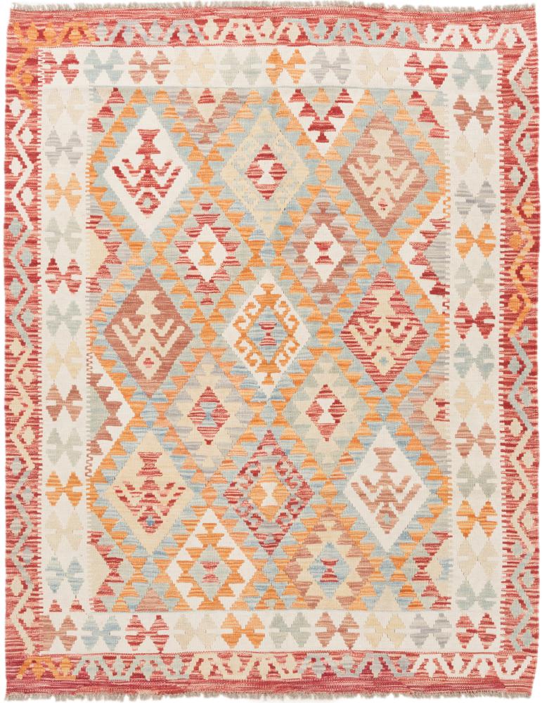 Tapete afegão Kilim Afegão 194x153 194x153, Tapete persa Tecido à mão