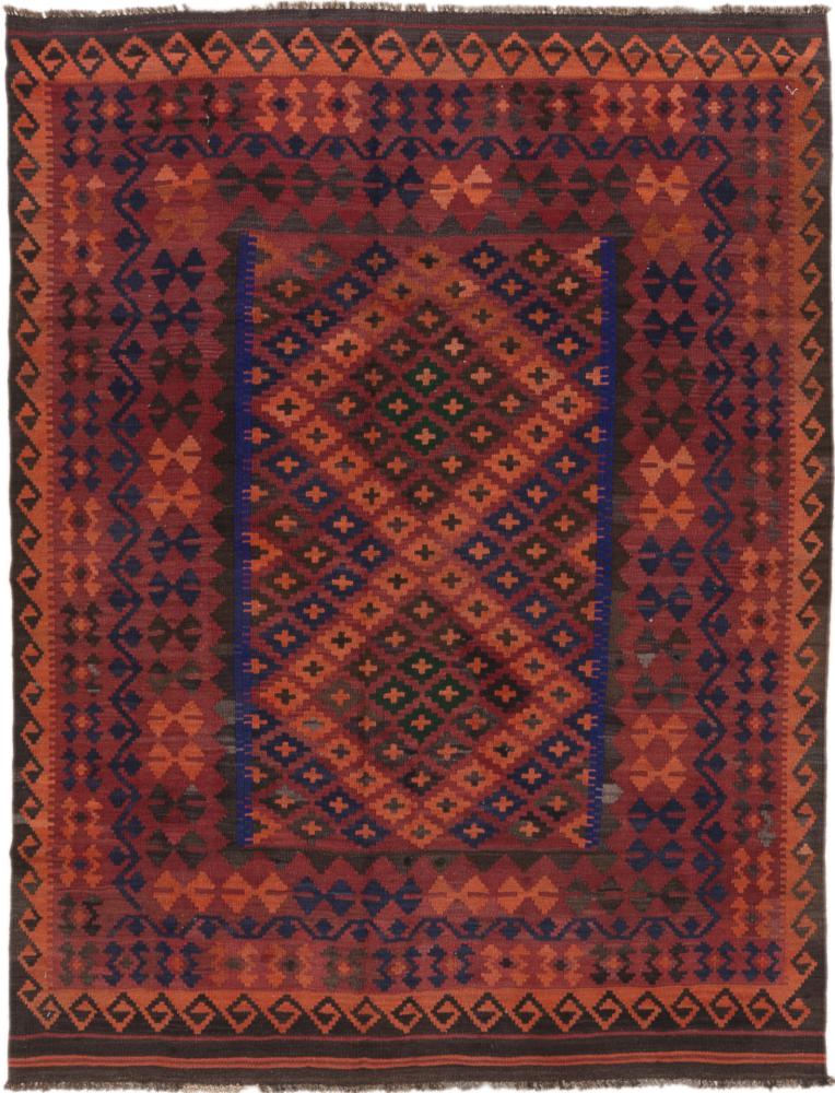 Tapete afegão Kilim Afegão Antigo 195x154 195x154, Tapete persa Tecido à mão