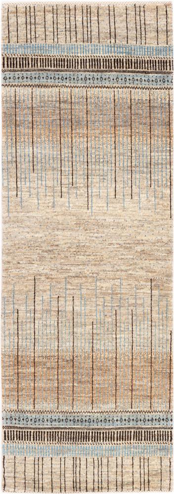 Tappeto persiano Persiano Gabbeh Loribaft Natura 196x71 196x71, Tappeto persiano Annodato a mano