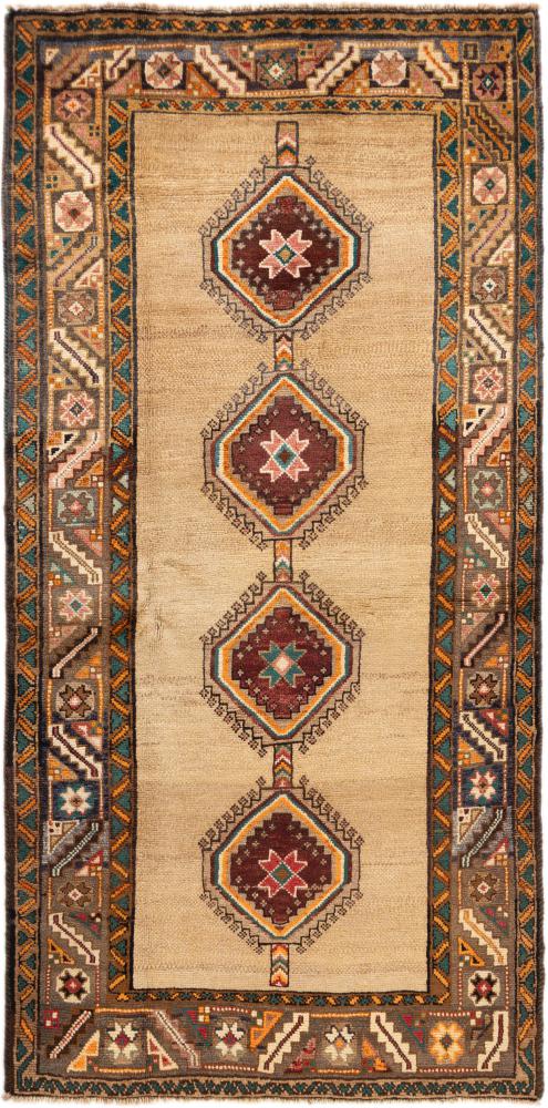 Persian Rug Persian Gabbeh Ghashghai 217x104 217x104, Persian Rug Knotted by hand