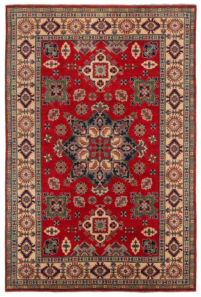 Pakistani rug Kazak Ghazni 295x197 295x197, Persian Rug Knotted by hand