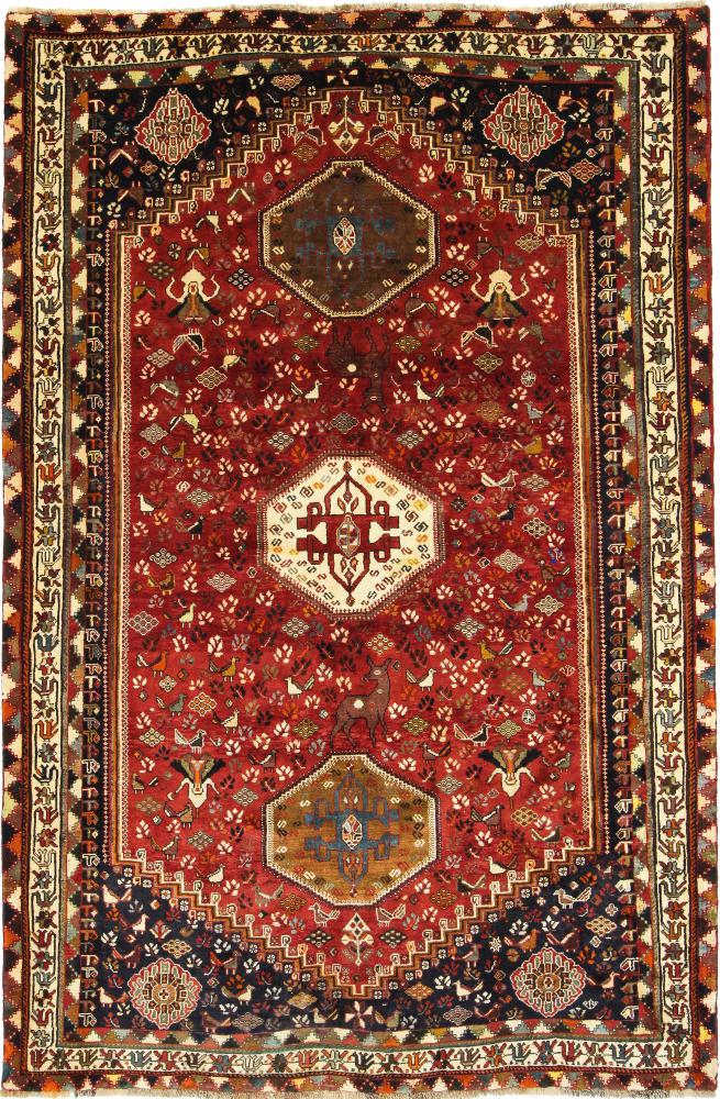 Tapete persa Ghashghai 276x182 276x182, Tapete persa Atado à mão