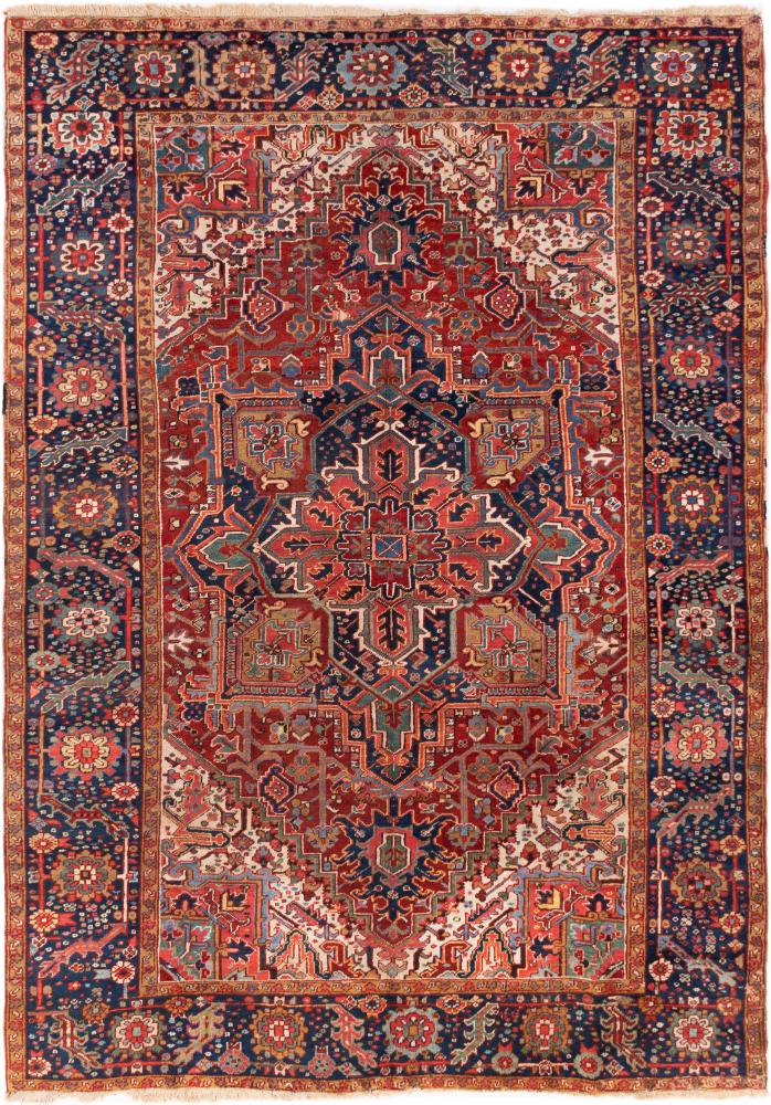 Tapis persan Heriz Antique 334x239 334x239, Tapis persan Noué à la main