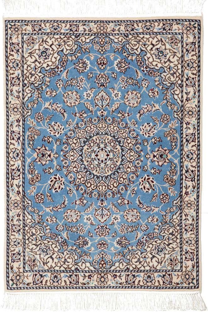 Persian Rug Nain 6La 3'0"x2'2" 3'0"x2'2", Persian Rug Knotted by hand