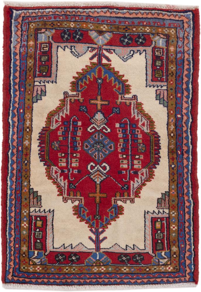 Persian Rug Hamadan 89x64 89x64, Persian Rug Knotted by hand