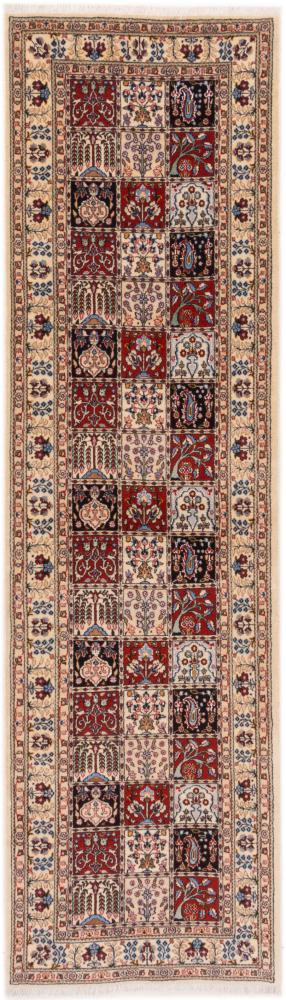 Persian Rug Moud 9'8"x2'8" 9'8"x2'8", Persian Rug Knotted by hand
