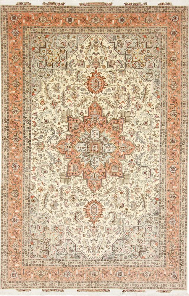 Tapete persa Tabriz 50Raj 301x205 301x205, Tapete persa Atado à mão