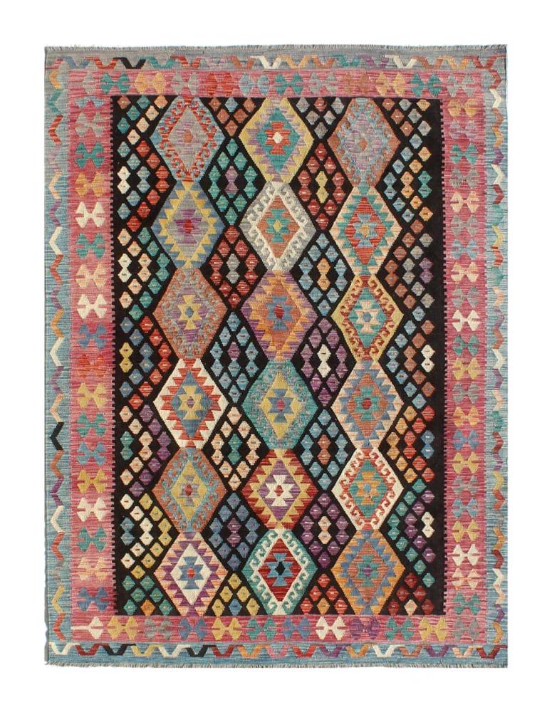 Afghan rug Kilim Afghan 9'5"x6'6" 9'5"x6'6", Persian Rug Woven by hand
