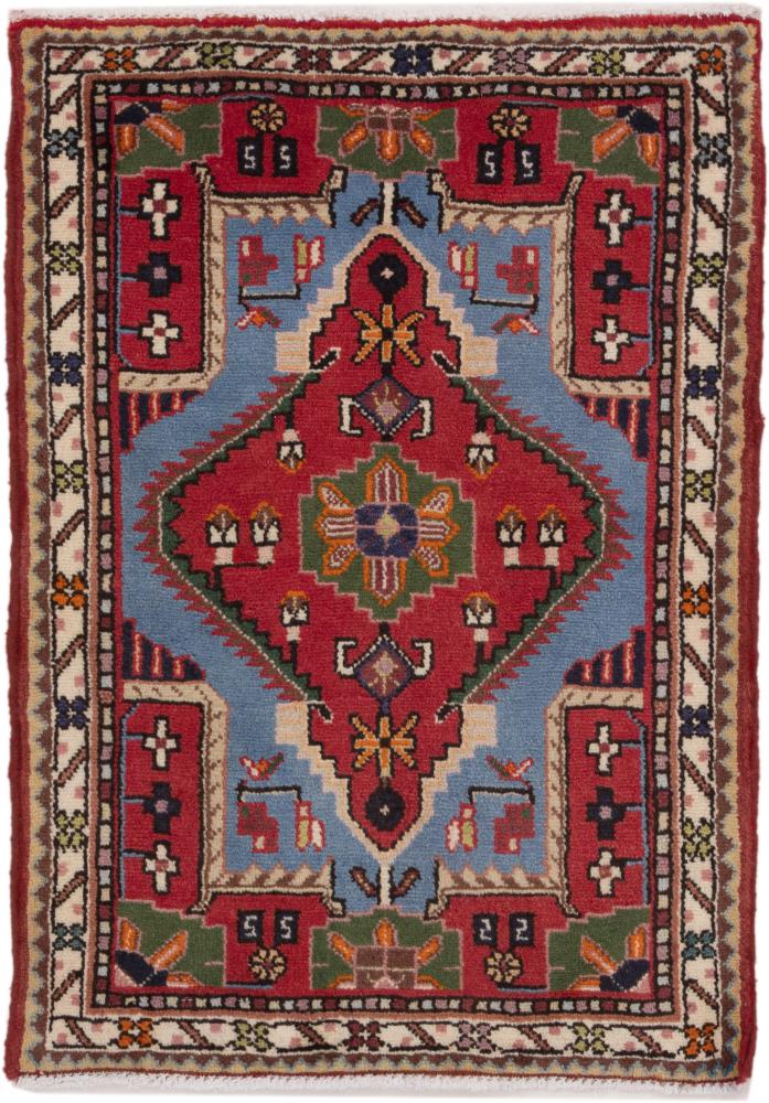 Persian Rug Hamadan 91x66 91x66, Persian Rug Knotted by hand