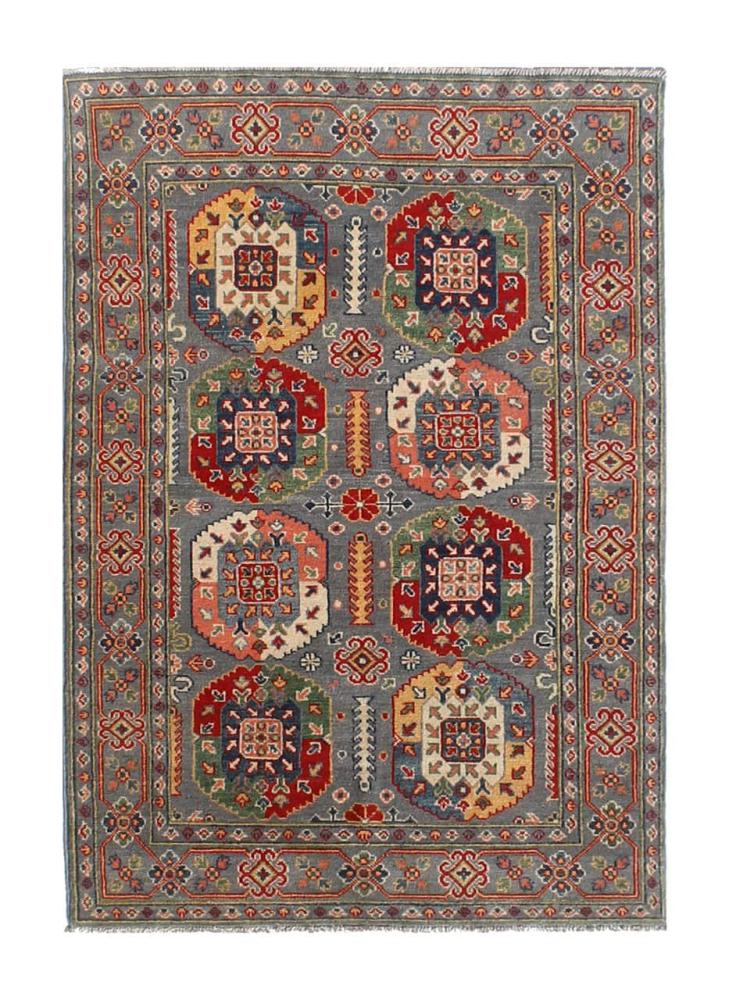 Pakistanilainen matto Kazak Ghazni 189x122 189x122, Persialainen matto Käsinsolmittu