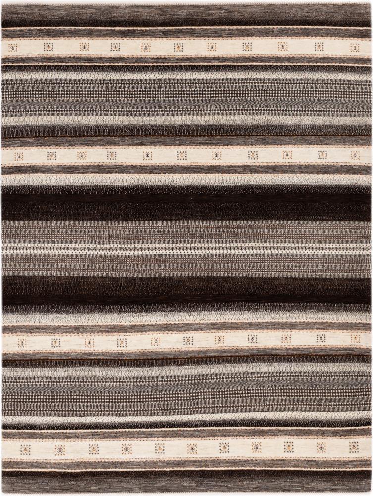 Persian Rug Persian Gabbeh Loribaft Atash 9'6"x7'3" 9'6"x7'3", Persian Rug Knotted by hand