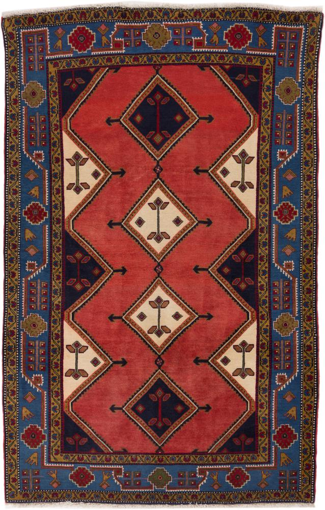 Tapis persan Hamadan 231x148 231x148, Tapis persan Noué à la main