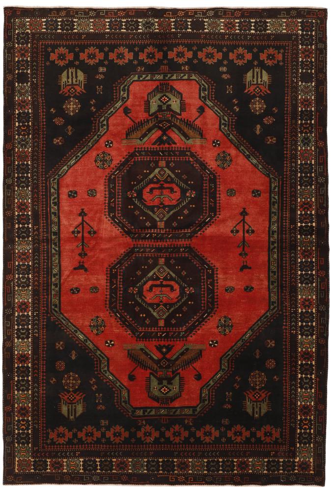  ペルシャ絨毯 シラーズ 289x197 289x197,  ペルシャ絨毯 手織り