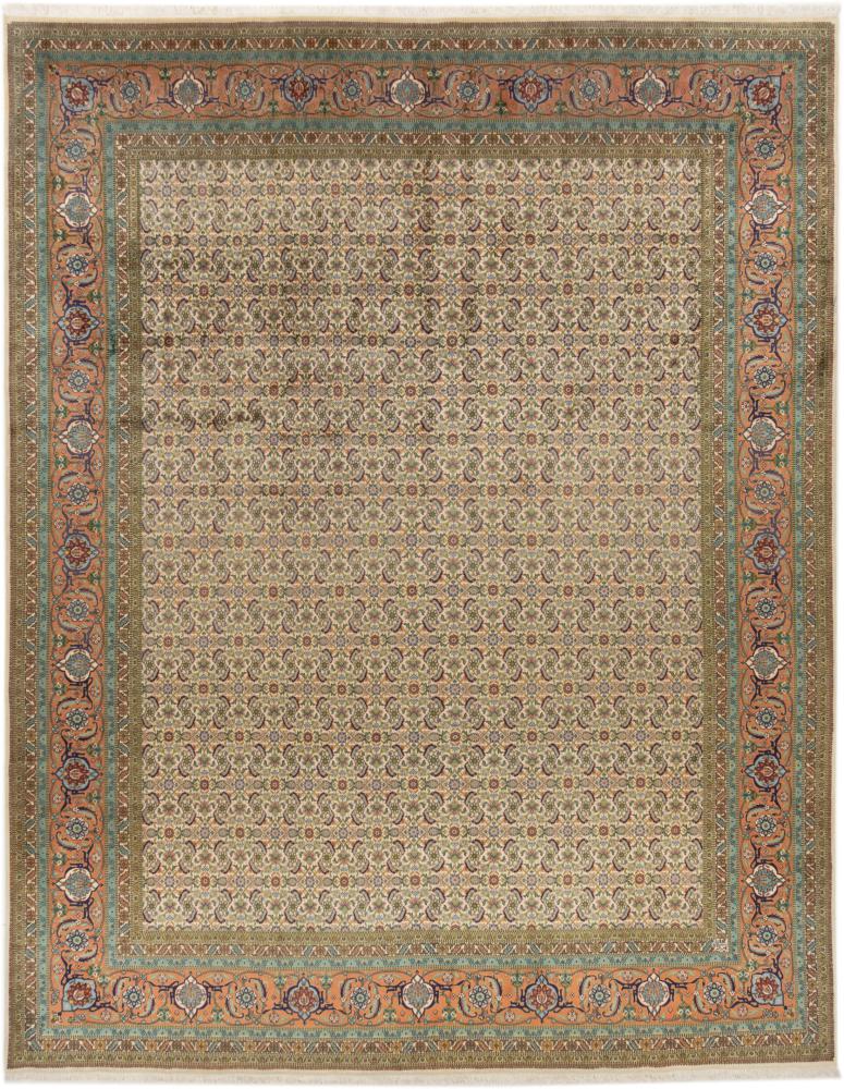 Perzsa szőnyeg Tabriz 12'11"x9'10" 12'11"x9'10", Perzsa szőnyeg Kézzel csomózva