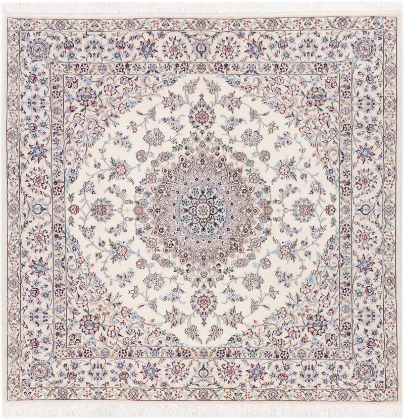 Persian rug Nain 9La 6'8"x6'7" 6'8"x6'7", Persian rug Hand-knotted