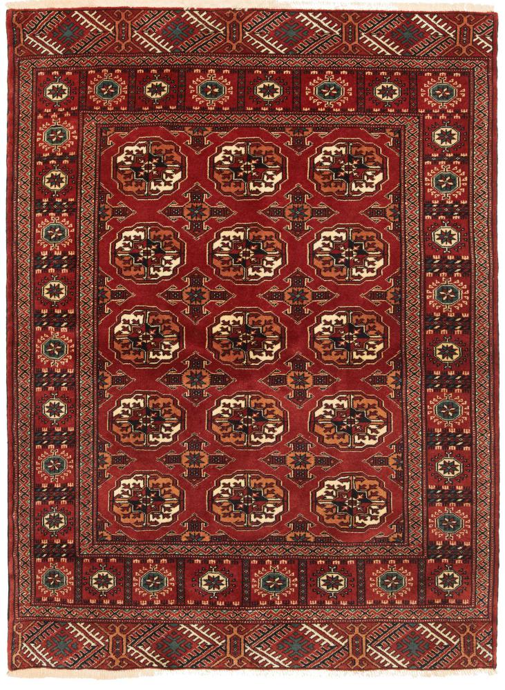 Tapis persan Turkaman 149x107 149x107, Tapis persan Noué à la main
