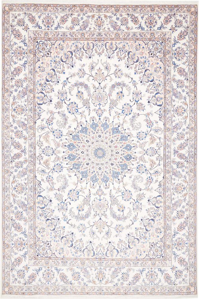 Alfombra persa Nain 366x249 366x249, Alfombra persa Anudado a mano