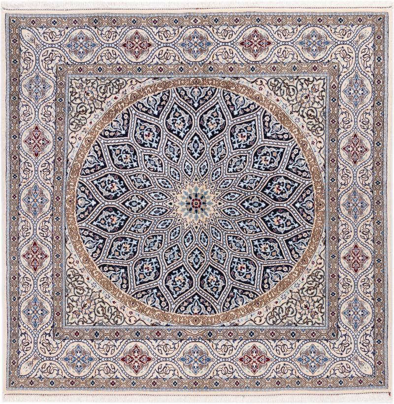 Persian rug Nain 6La 210x208 210x208, Persian rug Hand-knotted