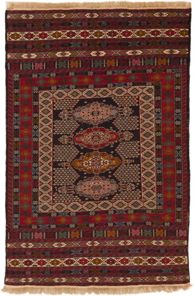 Afghan rug Kilim Sumak 159x104 159x104, Persian Rug Knotted by hand