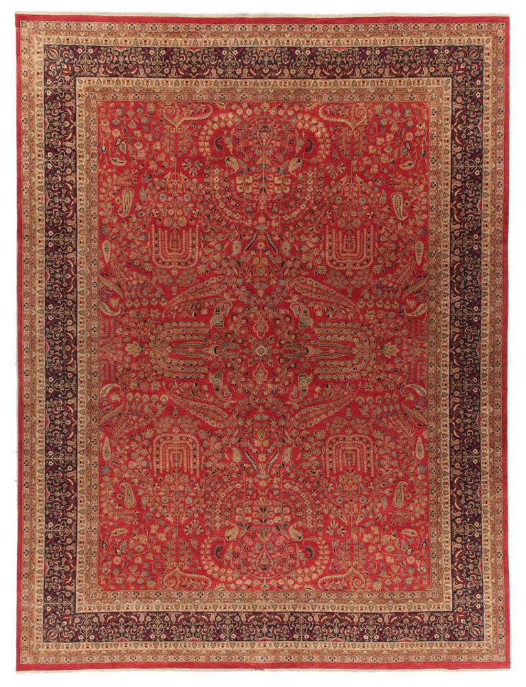 Alfombra india Indo Tabriz Royal 399x299 399x299, Alfombra persa Anudado a mano