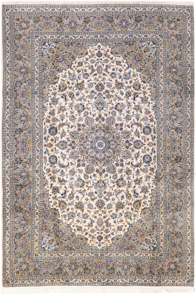 Tapis persan Kashan 339x244 339x244, Tapis persan Noué à la main