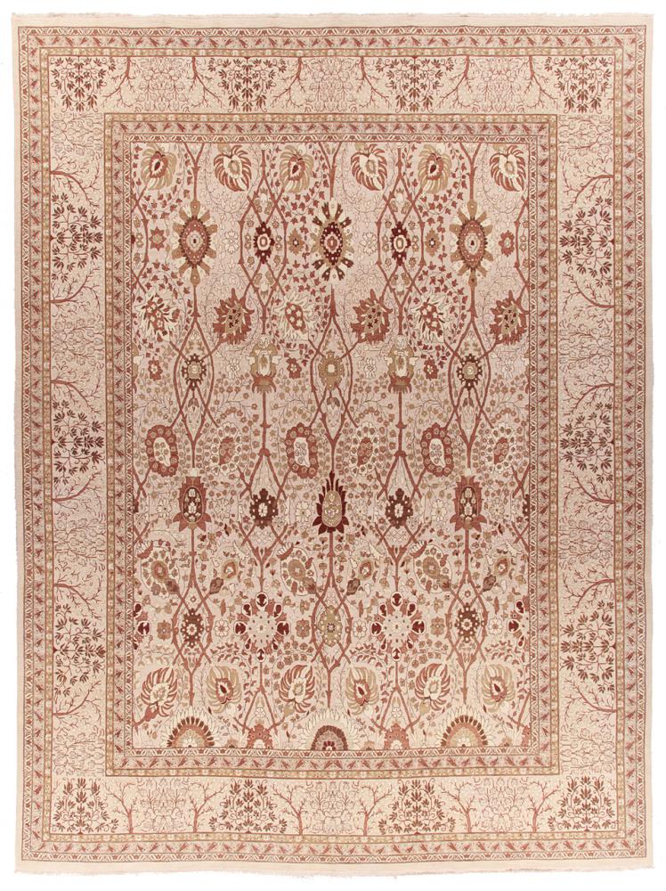 Ινδικό χαλί Indo Tabriz Royal 399x301 399x301, Περσικό χαλί Οι κόμποι έγιναν με το χέρι