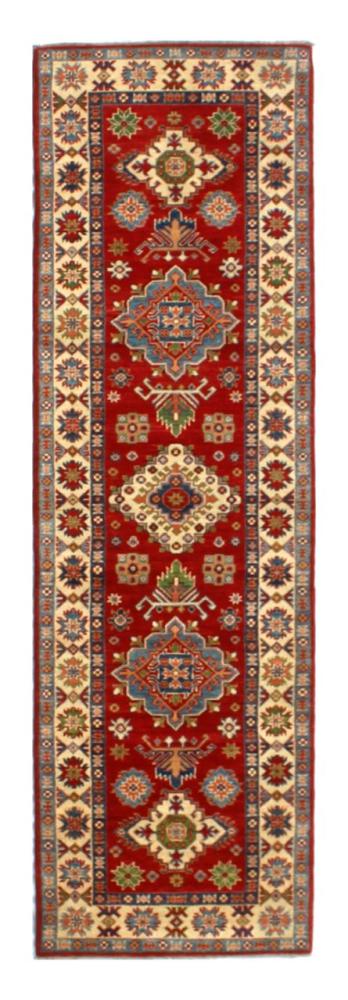 Tapis afghan Kazak Ghazni 296x82 296x82, Tapis persan Noué à la main
