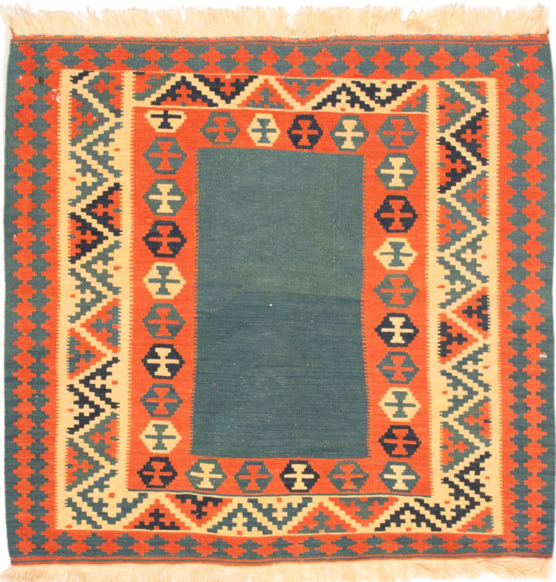 Tapete persa Kilim Fars 103x101 103x101, Tapete persa Tecido à mão