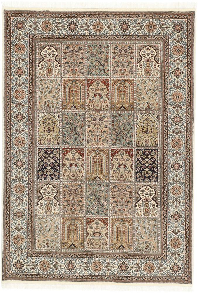 Tapis indien Taj Bakhtiar 206x145 206x145, Tapis persan Noué à la main