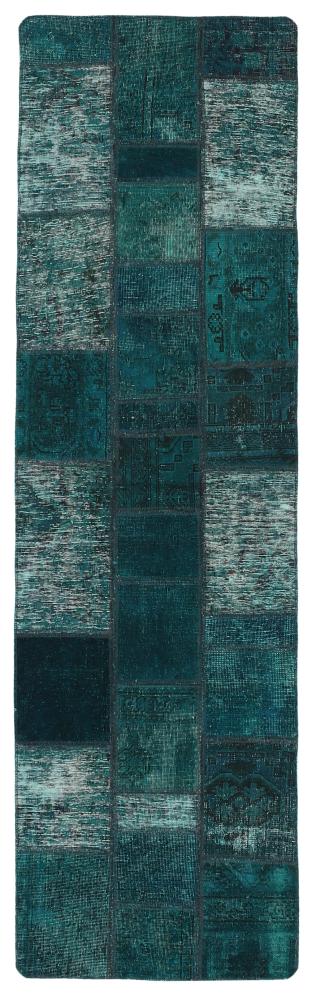 Persisk tæppe Patchwork 258x74 258x74, Persisk tæppe Knyttet i hånden