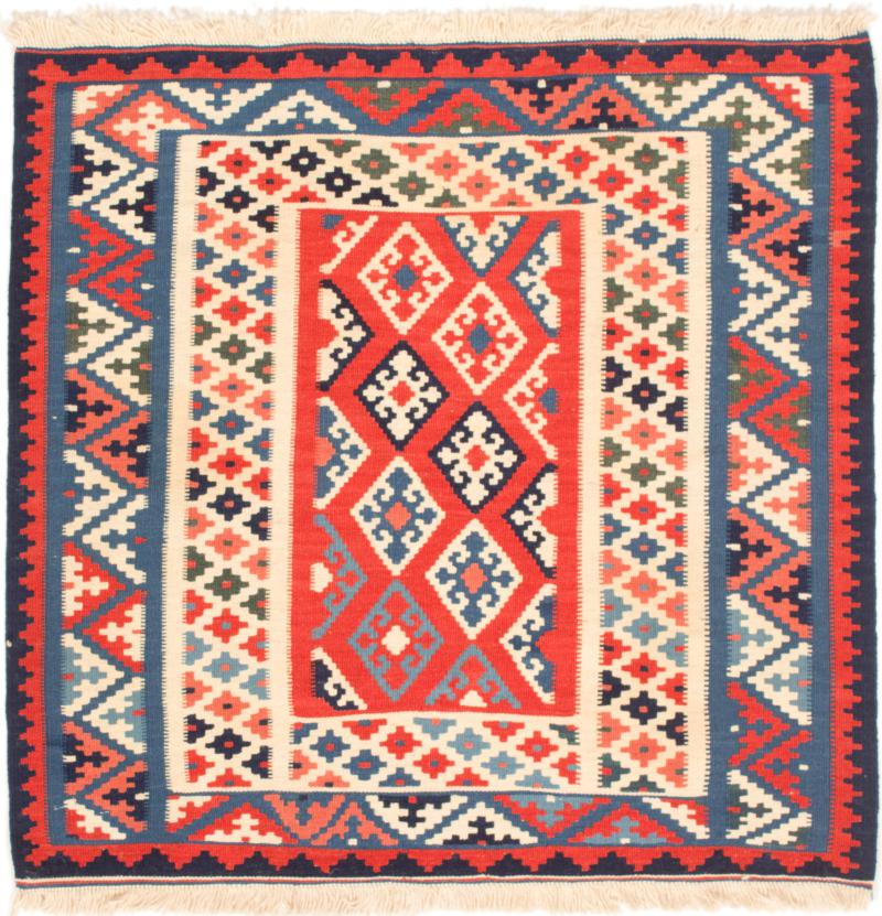 Tapete persa Kilim Fars 102x99 102x99, Tapete persa Tecido à mão