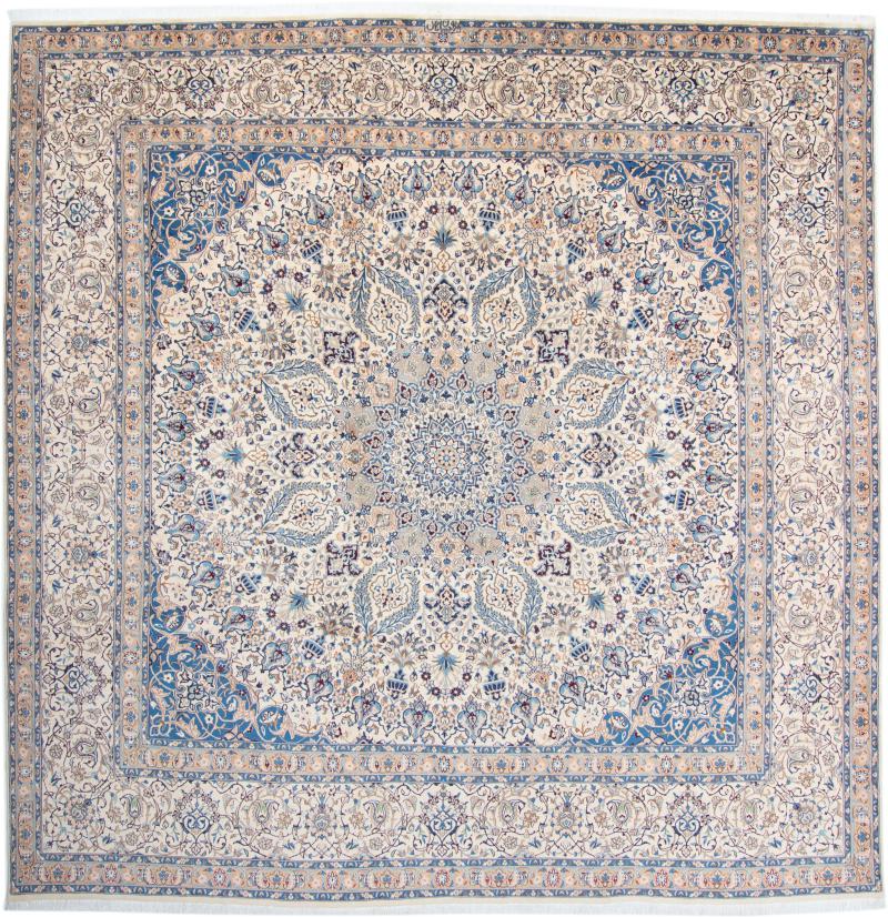 Persian Rug Nain 9La 395x390 395x390, Persian Rug Knotted by hand