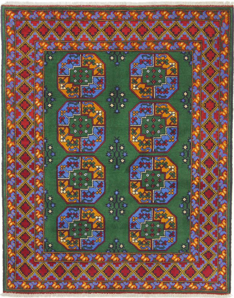 Tapete afegão Afegão Akhche 193x153 193x153, Tapete persa Atado à mão