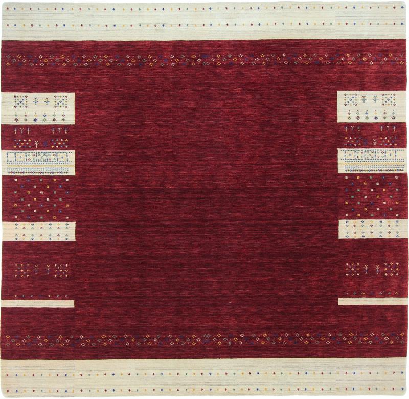 Indo rug Loom Gabbeh Lori 8'3"x8'7" 8'3"x8'7", Persian Rug Loom knotted