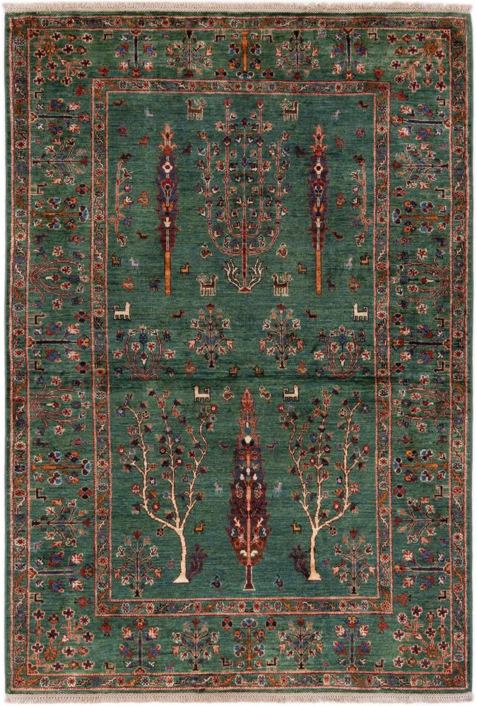 Pakistanischer Teppich Ziegler Farahan 183x125 183x125, Perserteppich Handgeknüpft