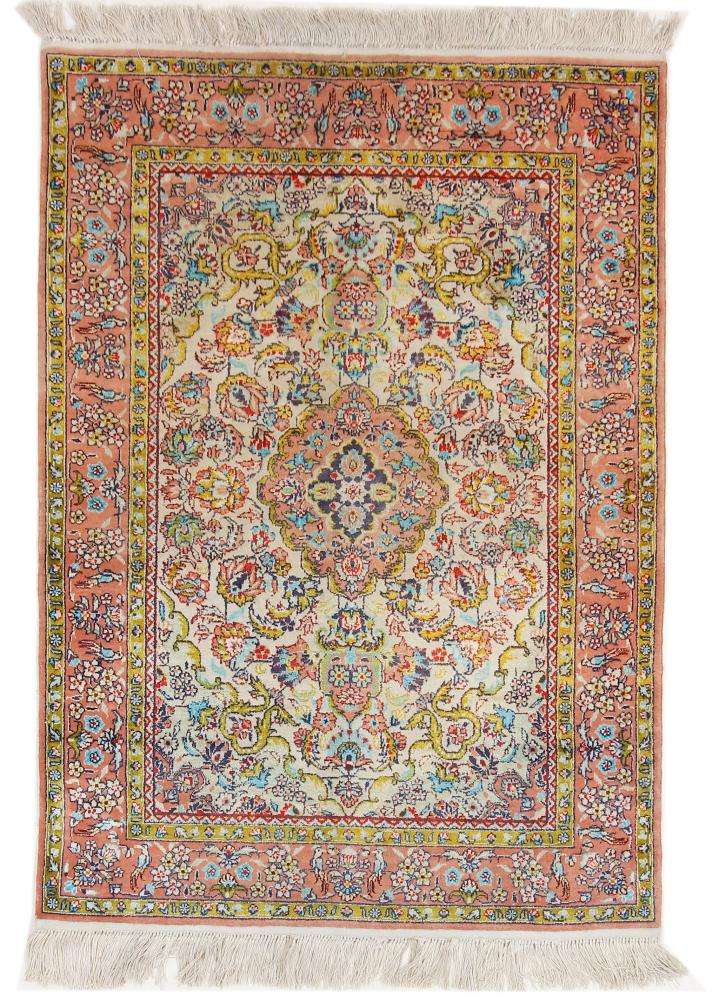 Tapis chinois Chinois Soie 114x78 114x78, Tapis persan Noué à la main