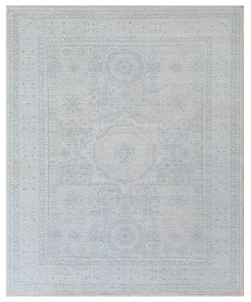 Pakistani rug Mamluk 9'10"x8'2" 9'10"x8'2", Persian Rug Knotted by hand